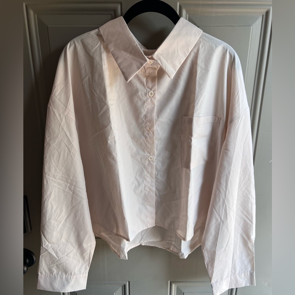 Crop Button Up XXL